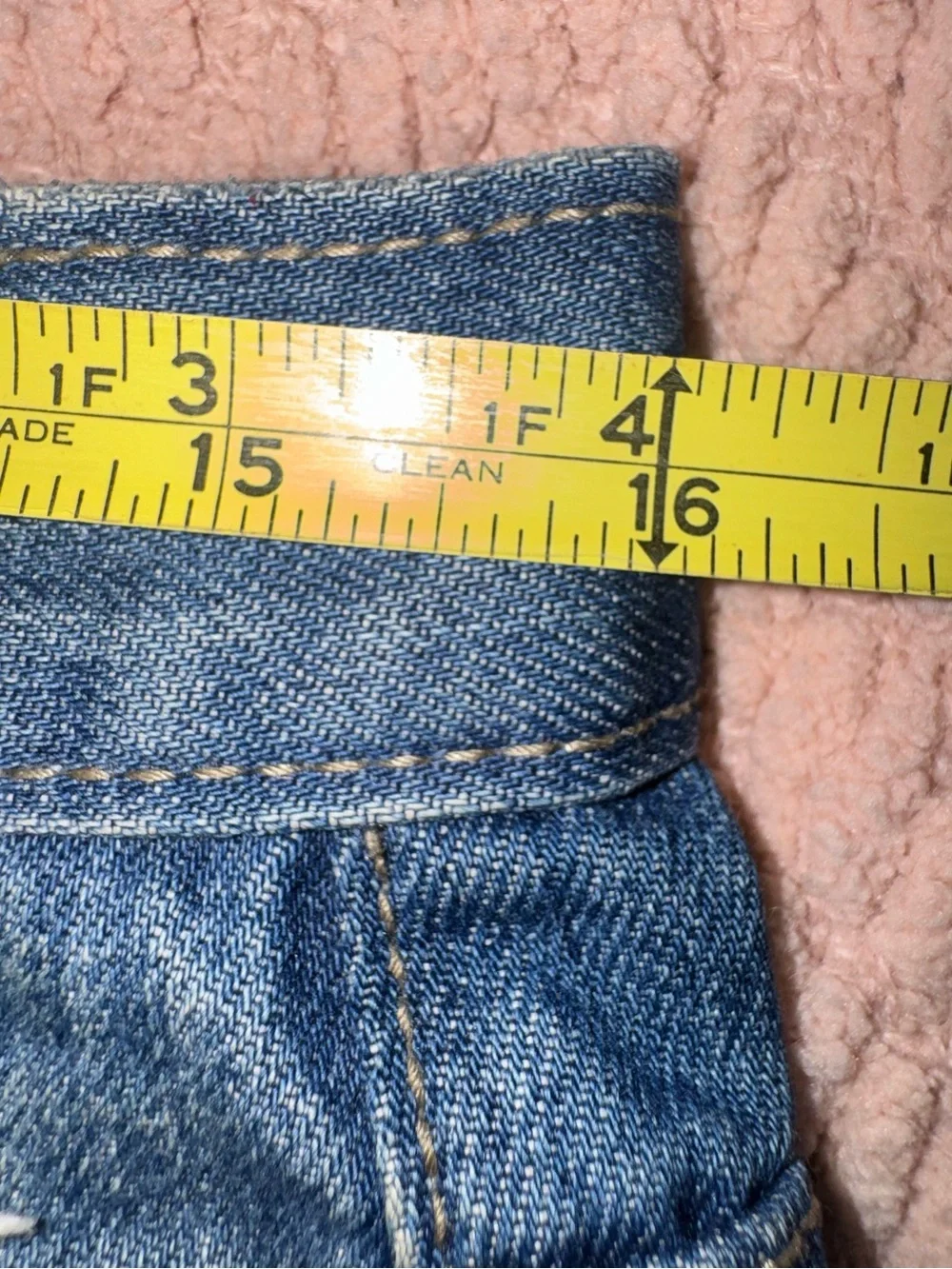 One Teaspoon Bandits Blue Cult Denim Shorts Distressed Cuffed Size 27 EUC